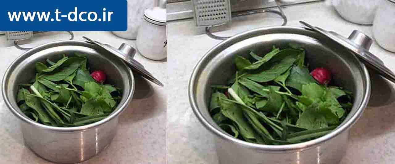شستن سبزی‌ها (خانه دارى💕)